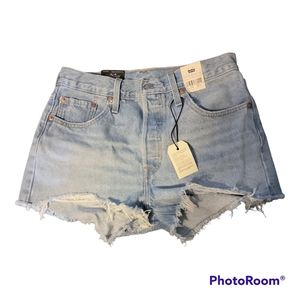 Levi's Women's Premium 501 Original cut off shorts in "Luxor Heat"